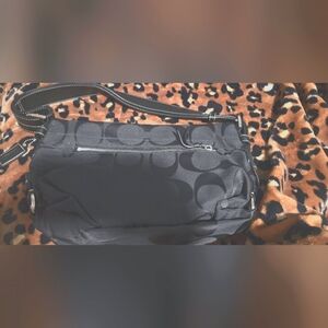 Coach signature collection shoulder bag